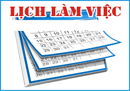 Lịch làm việc của Thường trực Đảng uỷ tuần 33 từ ngày 11/8 đến 17/8/2025