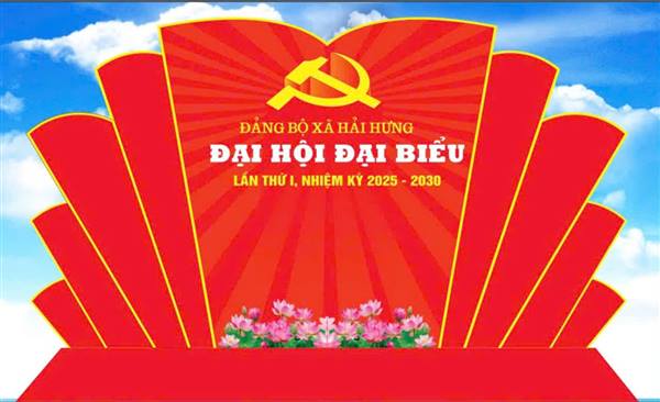 XÃ HẢI HƯNG SẴN SÀNG CHO ĐẠI HỘI ĐẠI BIỂU ĐẢNG BỘ XÃ LẦN THỨ I, NHIỆM KỲ 2025 - 2030. 