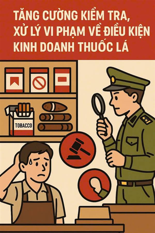 TĂNG CƯỜNG CÔNG TÁC QUẢN LÝ HOẠT ĐỘNG KINH DOANH MẶT HÀNG THUỐC LÁ TRÊN ĐỊA BÀN 