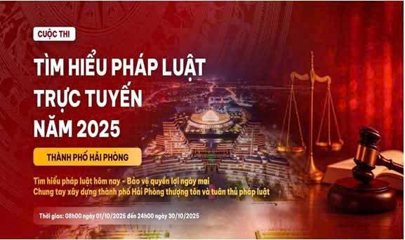 PHÁT ĐỘNG CUỘC THI “TÌM HIỂU PHÁP LUẬT TRỰC TUYẾN NĂM 2025”