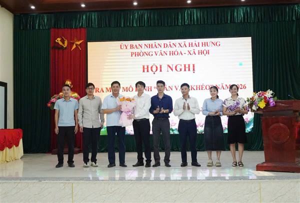 Xã Hải Hưng: Tổ chức Hội nghị ra mắt mô hình “Dân vận khéo” lĩnh vực Văn hóa - Xã hội năm 2026