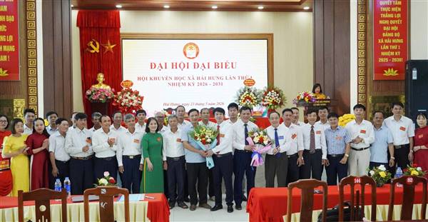 HỘI KHUYẾN HỌC XÃ HẢI HƯNG TỔ CHỨC THÀNH CÔNG ĐẠI HỘI LẦN THỨ I, NHIỆM KỲ 2026-2031