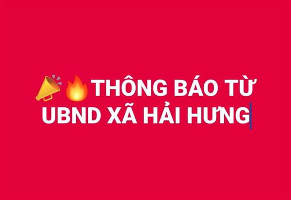 Thông báo về việc tuyển sinh lớp học bơi và trang bị kỹ năng phòng chống đuối nước cho trẻ em trên địa bàn xã Hải Hưng hè năm 2026
