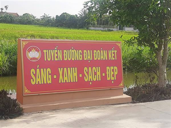 MTTQ VIỆT NAM XÃ HẢI HƯNG RA QUÂN HƯỞNG ỨNG PHONG TRÀO "TOÀN DÂN CHUNG TAY BẢO VỆ MÔI TRƯỜNG, VÌ MỘT VIỆT NAM XANH - SẠCH - ĐẸP"