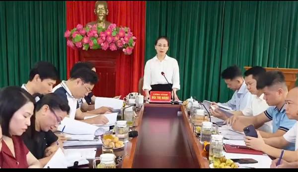 Hội nghị BCH lần thứ nhất Đảng bộ phường Hòa Bình. 