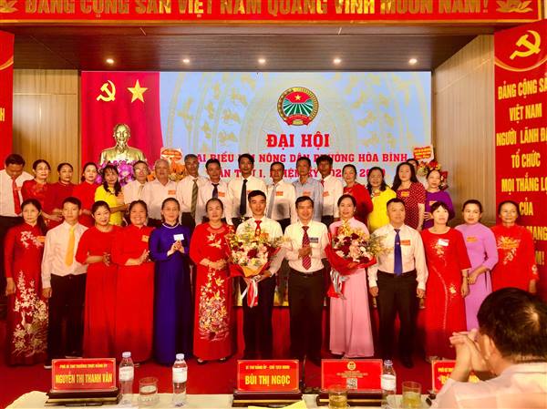 Đại hội đại biểu Hội Nông dân phường Hòa Bình lần thứ I, nhiệm kỳ 2025-2030