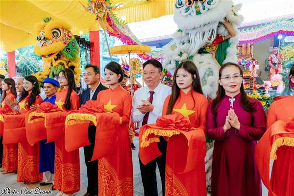 LỄ KHÁNH THÀNH, TRÙNG TU XÂY DỰNG ĐỀN NGHÈ HÀ PHÚ.