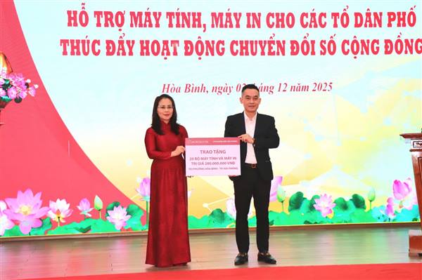  Lễ công bố Quyết định thành lập Chi bộ mới, trao tặng máy vi tính – máy in đợt 2 và  triển khai một số nhiệm vụ trọng tâm năm 2025