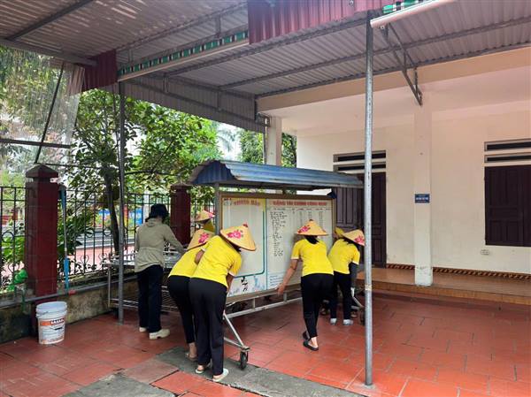 CÔNG TÁC PHÒNG CHỐNG BÃO SỐ 3 (WIPHA) TẠI CÁC TRƯỜNG HỌC TRÊN ĐỊA BÀN PHƯỜNG HÒA BÌNH