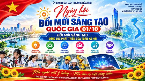 Hưởng ứng Ngày hội đổi mới sáng tạo quốc gia 01/10.