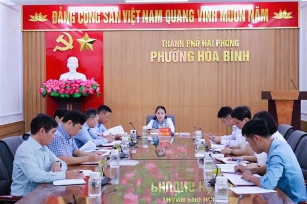 HỘI ĐỒNG NHÂN DÂN PHƯỜNG HÒA BÌNH TỔ CHỨC PHIÊN HỌP THƯỜNG TRỰC THÁNG 10 NĂM 2026