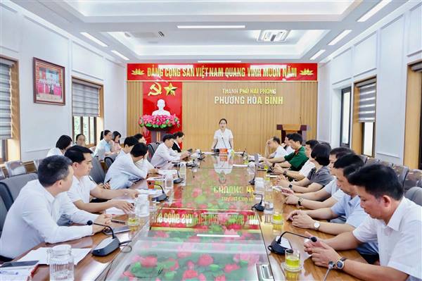 Đảng ủy phường Hòa Bình sơ kết công tác nội chính, phòng chống tham nhũng, lãng phí, tiêu cực và cải cách tư pháp 6 tháng đầu năm 2026