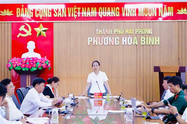 ĐẢNG ỦY PHƯỜNG HÒA BÌNH TỔ CHỨC HỘI NGHỊ SƠ KẾT KẾT QUẢ TRIỂN KHAI THỰC HIỆN NGHỊ QUYẾT SỐ 57-NQ/TW, NGÀY 22/12/2024 CỦA BỘ CHÍNH TRỊ
