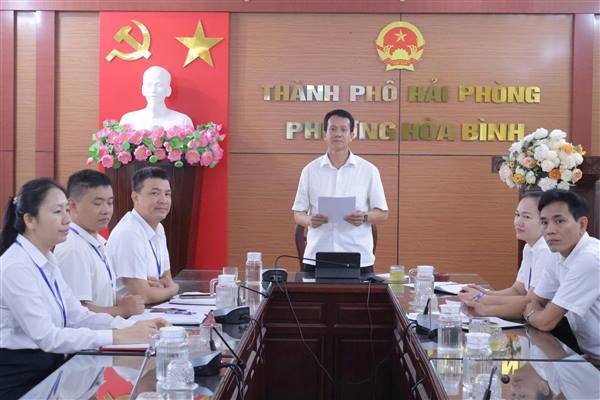 UBND PHƯỜNG HÒA BÌNH DỰ HỘI NGHỊ TRỰC TUYẾN SƠ KẾT CÔNG TÁC TƯ PHÁP 6 THÁNG ĐẦU NĂM 2026