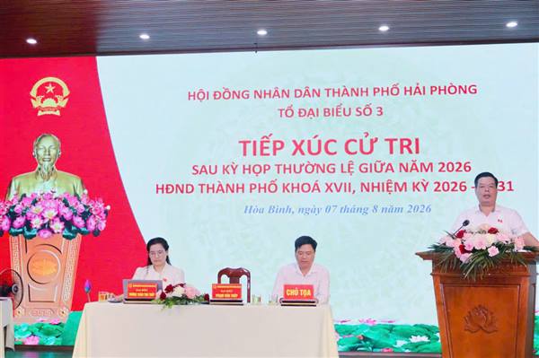TỔ ĐẠI BIỂU HĐND THÀNH PHỐ SỐ 03 KHÓA XVII, NHIỆM KỲ 2026-2031 TIẾP XÚC CỬ TRI SAU KỲ HỌP THƯỜNG LỆ GIỮA NĂM 2026