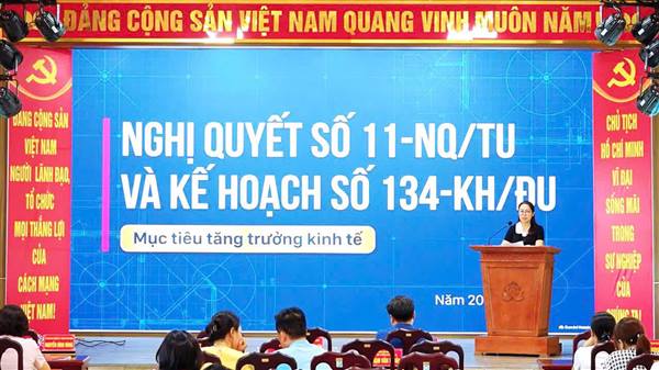  Phường Hòa Bình tổ chức Hội nghị quán triệt Nghị quyết số 11-NQ/TU.