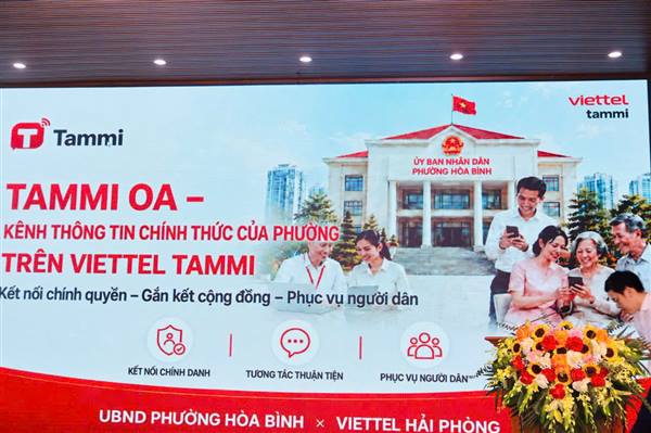 HÒA BÌNH ĐẨY MẠNH CÀI ĐẶT ỨNG DỤNG TAMMI – CHUNG TAY XÂY DỰNG CHÍNH QUYỀN SỐ, CÔNG DÂN SỐ
