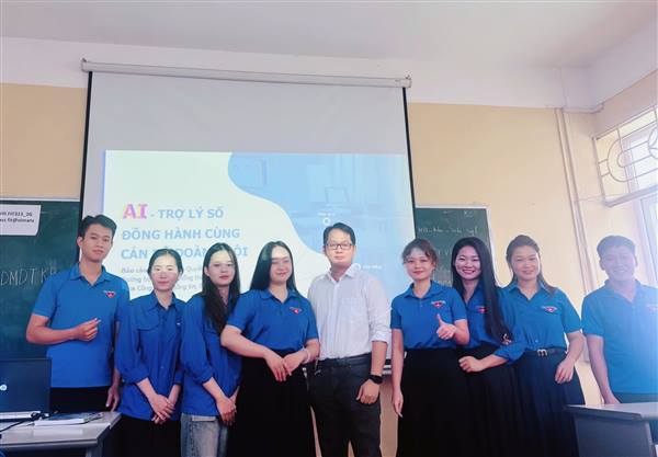 TẬP HUẤN ỨNG DỤNG AI – TRỢ LÝ SỐ ĐỒNG HÀNH CÙNG CÁN BỘ ĐOÀN, HỘI