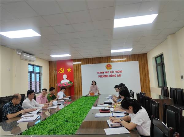 Phường Hồng An đánh giá tình hình, kết quả hoạt động của Cổng thông tin điện tử phường sau 03 tháng triển khai