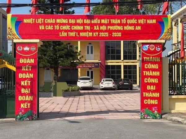 ĐẠI HỘI ĐẠI BIỂU MTTQ VIỆT NAM PHƯỜNG HỒNG AN LẦN THỨ I, NHIỆM KỲ 2025-2030
