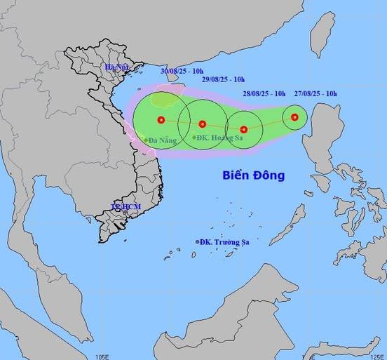 TIN ÁP THẤP NHIỆT ĐỚI TRÊN BIỂN ĐÔNG