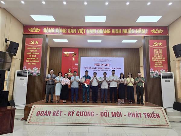 Công bố Quyết định của Ban Thường vụ Thành ủy Hải Phòng về công tác cán bộ