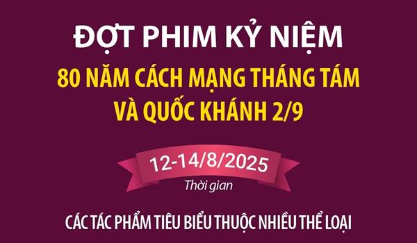 ĐỢT PHIM KỶ NIỆM 80 NĂM CÁCH MẠNG THÁNG TÁM VÀ QUỐC KHÁNH 2/9