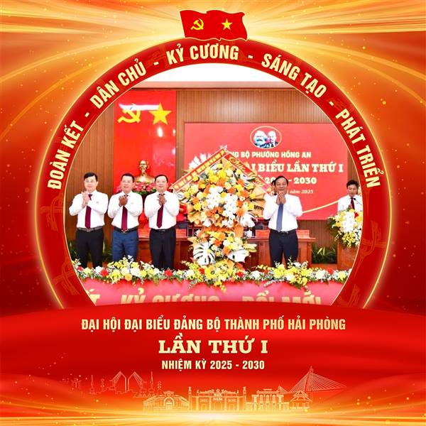 THAY ĐỔI ẢNH ĐẠI DIỆN – CHÀO MỪNG ĐẠI HỘI ĐẠI BIỂU ĐẢNG BỘ THÀNH PHỐ HẢI PHÒNG LẦN THỨ I, NHIỆM KỲ 2025 - 2030
