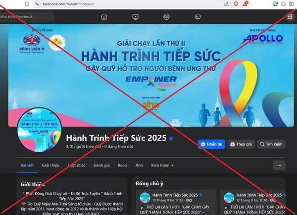 CẢNH BÁO các giải chạy từ thiện có dấu hiệu lừa đảo trên mạng xã hội