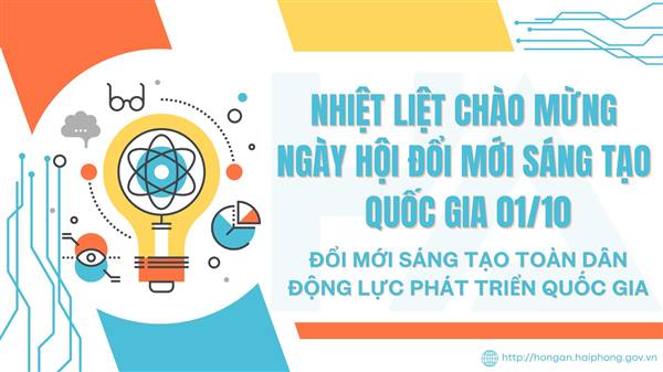 NHIỆT LIỆT CHÀO MỪNG NGÀY HỘI ĐỔI MỚI SÁNG TẠO QUỐC GIA 01/10