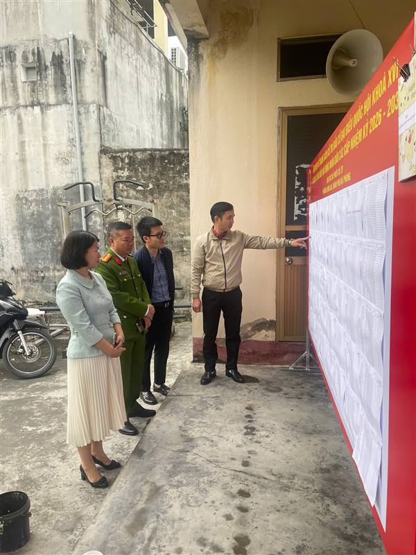 PHƯỜNG HỒNG AN CHUẨN BỊ CHU ĐÁO CÁC ĐIỀU KIỆN PHỤC VỤ BẦU CỬ ĐẠI BIỂU QUỐC HỘI KHÓA XVI VÀ ĐẠI BIỂU HĐND CÁC CẤP NHIỆM KỲ 2026 - 2031