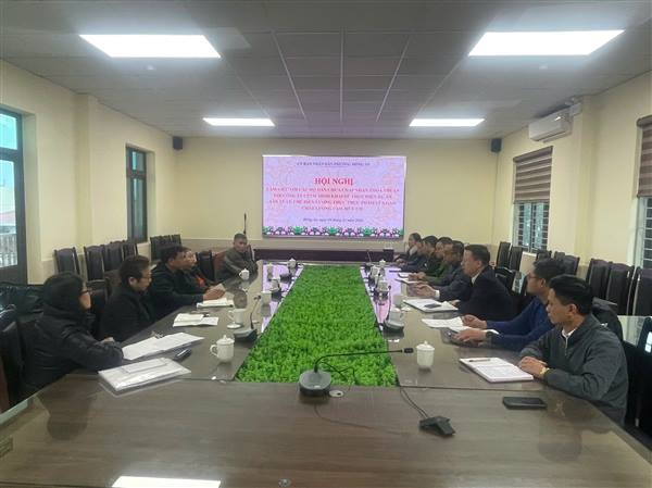 HỘI NGHỊ ĐỐI THOẠI VỚI CÁC HỘ DÂN CHƯA NHẬN TIỀN HỖ TRỢ PHỤC VỤ DỰ ÁN SẢN XUẤT, CHẾ BIẾN LÚA GẠO CHẤT LƯỢNG CAO, HỮU CƠ TẠI PHƯỜNG HỒNG AN
