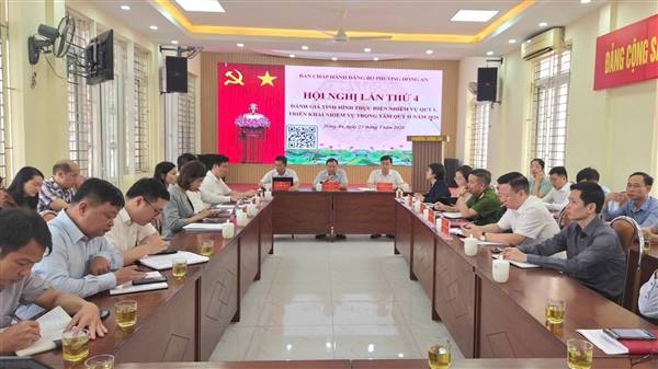 Hội nghị lần thứ 4 Ban Chấp hành Đảng bộ phường Hồng An: Đánh giá tình hình thực hiện nhiệm vụ quý I, triển khai nhiệm vụ trọng tâm quý II năm 2026
