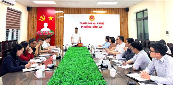 UBND phường Hồng An tổ chức Hội nghị đánh giá kết quả thực hiện nhiệm vụ phát triển kinh tế- xã hội, quốc phòng – an ninh tháng 4, triển khai nhiệm vụ trọng tâm tháng 5 năm 2026