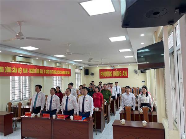 Hội đồng nhân dân phường Hồng An khoá II, nhiệm kỳ 2026 - 2031 tổ chức thành công Kỳ họp thứ 2 (Kỳ họp chuyên đề)
