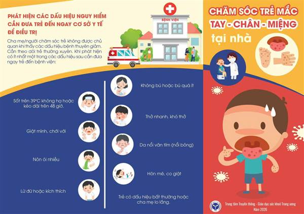 BỆNH CHÂN TAY MIỆNG Ở TRẺ - MỘT SỐ ĐIỀU CẦN LƯU Ý