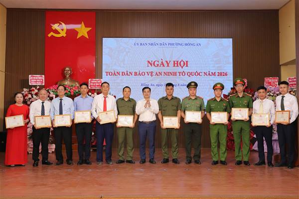 Phường Hồng An phát huy sức mạnh của hệ thống chính trị cơ sở trong phong trào toàn dân bảo vệ an ninh Tổ quốc