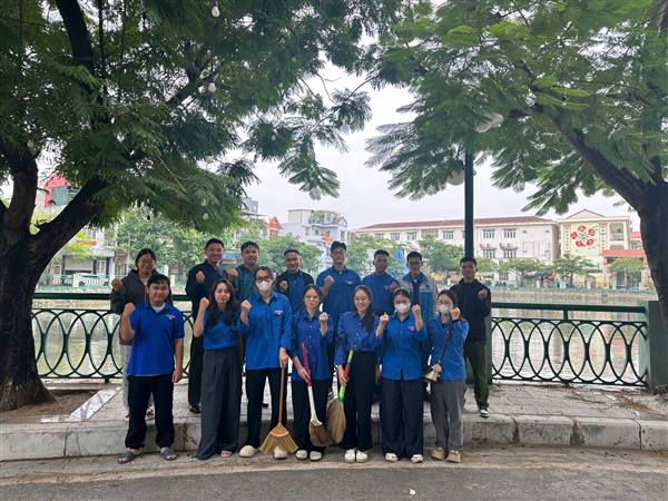 ĐOÀN THANH NIÊN PHƯỜNG HỒNG BÀNG RA QUÂN NGÀY CHỦ NHẬT XANH LẦN THỨ VII NĂM 2025 