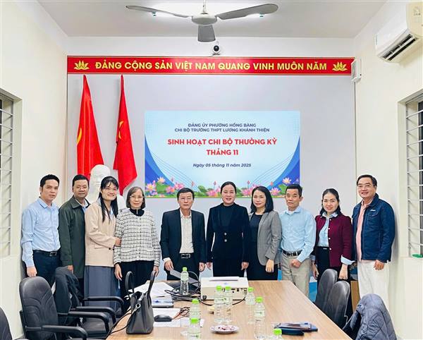 ĐẢNG ỦY PHƯỜNG HỒNG BÀNG CHỈ ĐẠO NÂNG CAO CHẤT LƯỢNG SINH HOẠT CHI BỘ THỰC HIỆN CHỈ THỊ SỐ 50-CT/TW CỦA BAN BÍ THƯ