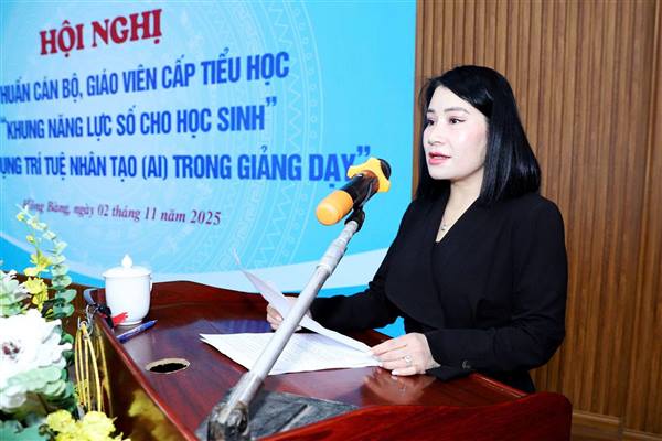 Phường Hồng Bàng tập huấn cho cán bộ, giáo viên về Khung năng lực số cho học sinh và Ứng dụng trí tuệ nhân tạo (AI) trong giảng dạy