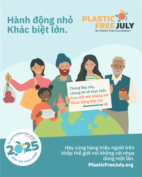 Tháng 7 không nhựa sử dụng 1 lần – Thông điệp không chỉ cho tháng 7