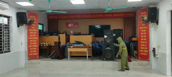 Trường THCS Bạch Đằng phân công lịch trực, thực hiện gia cố cơ sở vật chất đảm bảo công tác phòng chống bão số 3!