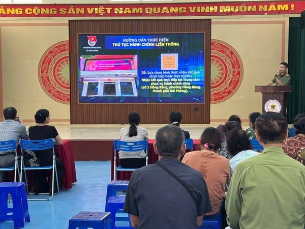 Chương trình tập huấn, triển khai mô hình tổ tuyên truyền - kết nối dịch vụ công dành cho cán bộ đoàn viên và người dân trên địa bàn phường