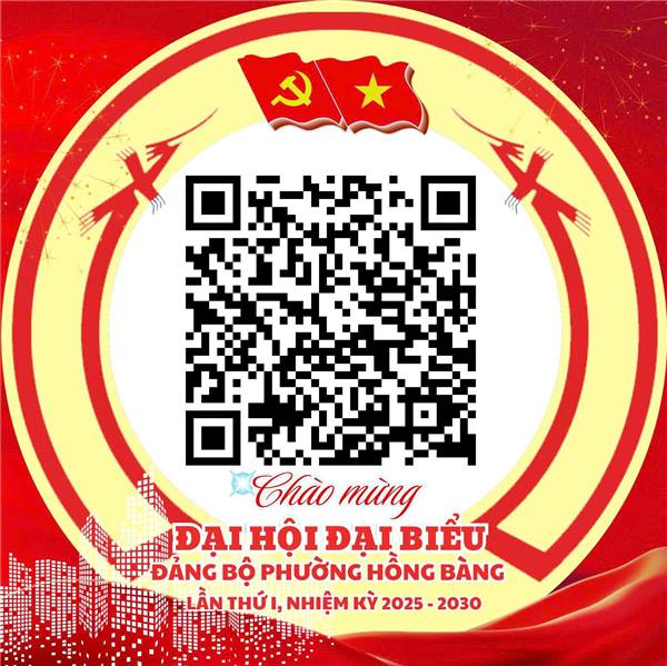 Hưởng ứng thay đổi khung hình đại diện của các tài khoản mạng xã hội cá nhân (avatar) chào mừng Đại hội Đảng bộ phường Hồng Bàng nhiệm kỳ 2025-2030