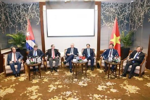 Thủ tướng Phạm Minh Chính: Vì Cuba, doanh nghiệp Việt Nam hãy sẵn sàng hiến thời gian, công sức, trí tuệ của mình