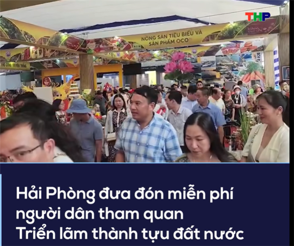Hải Phòng đưa đón miễn phí người dân tham quan Triển lãm thành tựu đất nước