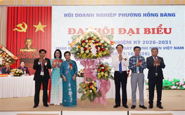 Phường Hồng Bàng quyết tâm xây dựng môi trường đầu tư, kinh doanh thông thoáng, minh bạch, an toàn để doanh nghiệp đầu tư và phát triển
