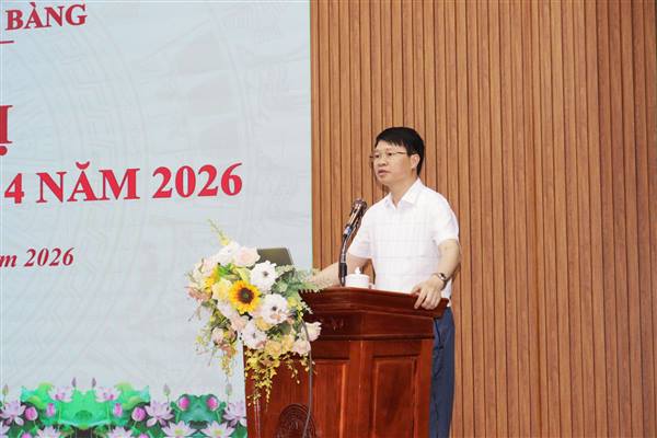 PHƯỜNG HỒNG BÀNG TỔ CHỨC HỘI NGHỊ BÁO CÁO VIÊN THÁNG 4 NĂM 2026