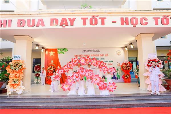 TRƯỜNG TIỂU HỌC HÙNG VƯƠNG: TỔ CHỨC THÀNH CÔNG ĐẠI HỘI CHÁU NGOAN BÁC HỒ – TỔNG KẾT NĂM HỌC 2025-2026