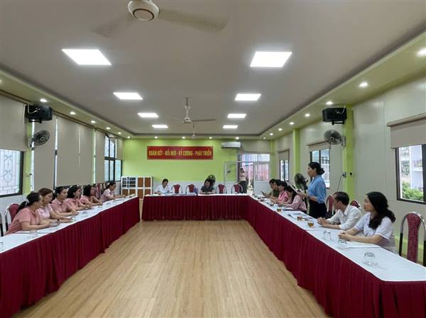 KIỂM TRA AN TOÀN THỰC PHẨM TRƯỜNG MẦM NON THƯỢNG LÝ
